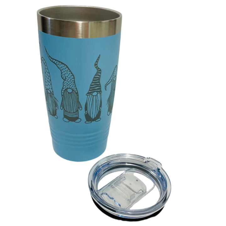 Gnomes on 20 oz Stainless Steel hot/cold Cup