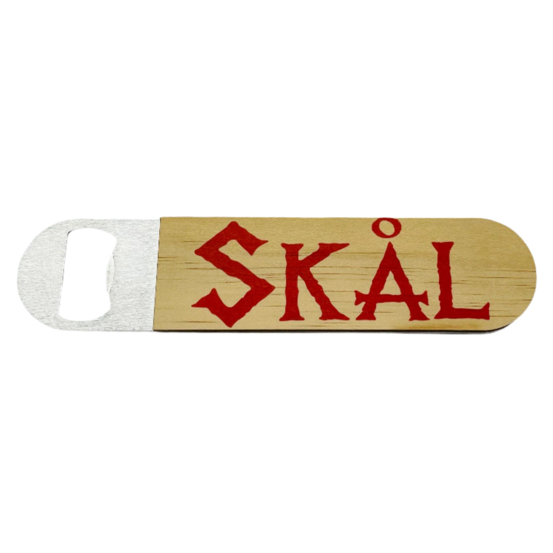 Bottle Opener - Stainless Steel with Wooden Handle Skål
