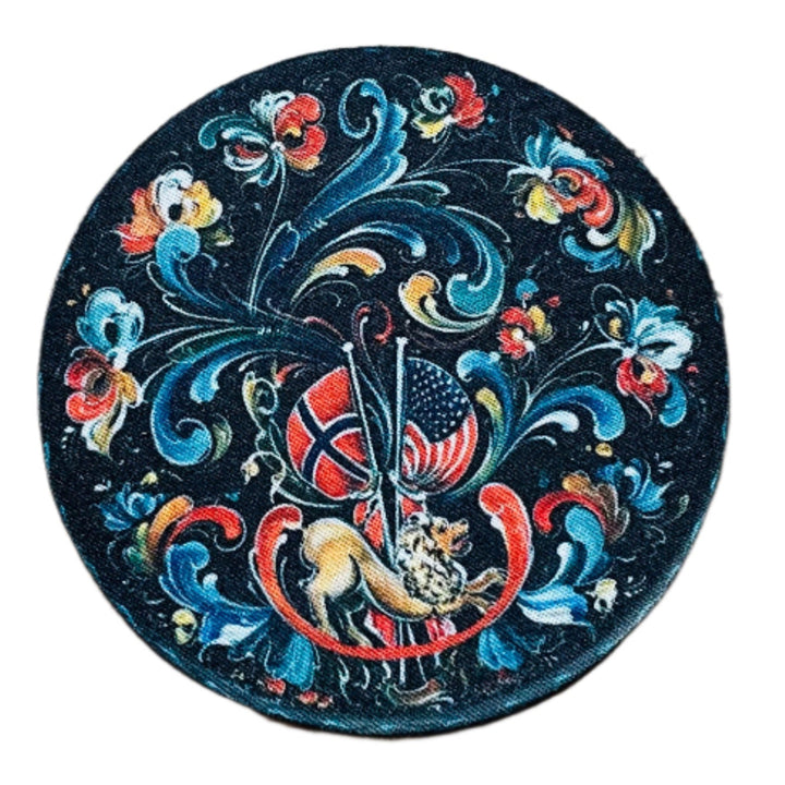 Lise Lorentzen Rosemaling Coasters Box of 6