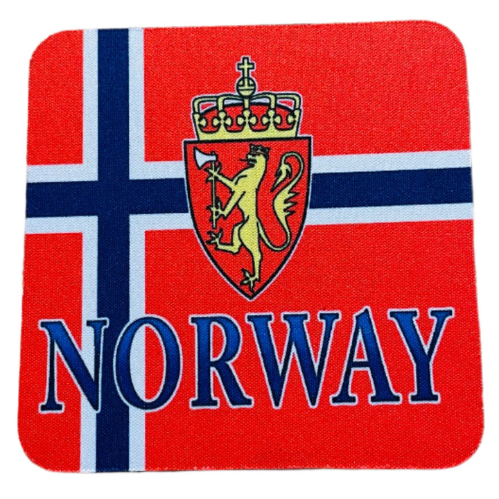 Norway Flag & Crest Coasters Box of 6