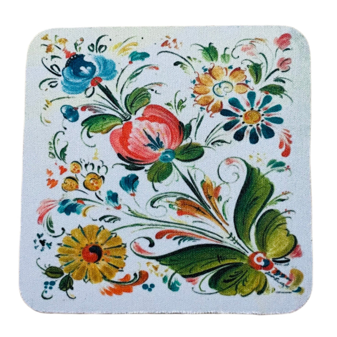 Lisa Lorentzen Rosemaling Coasters Box of 6