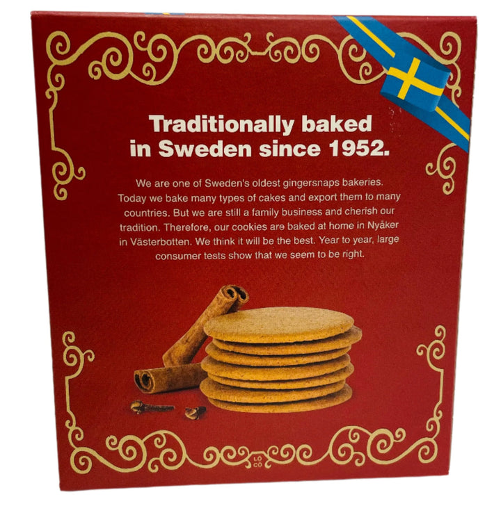 Nyåkers Ginger Snaps Pepparkakor 300 gram box