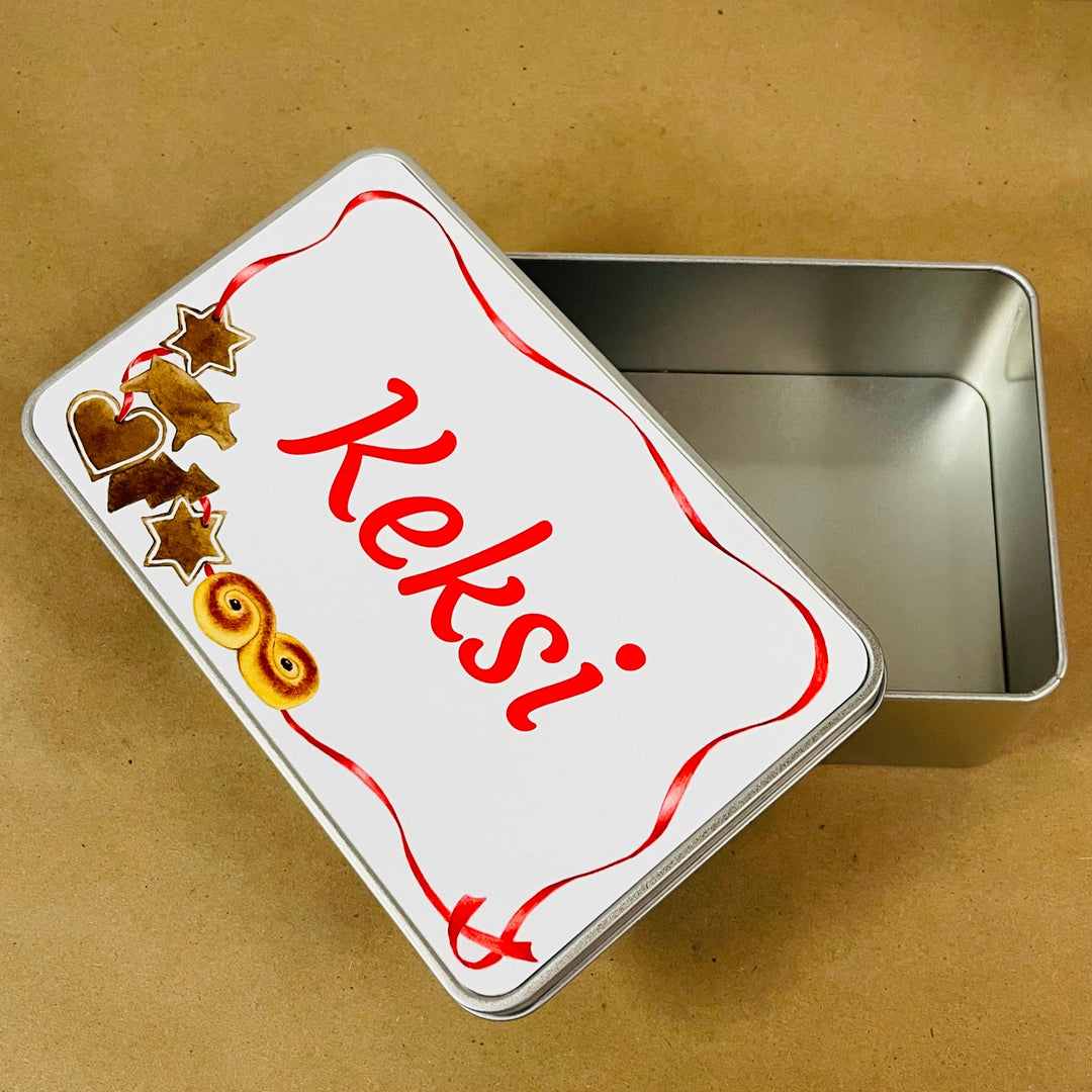 Tin for "Keksi" Cookies and Goodies