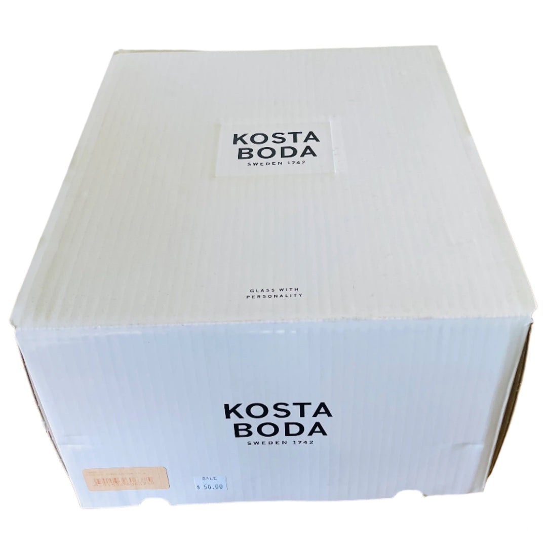 Kosta Boda Fanfare Glass Candle Sticks
