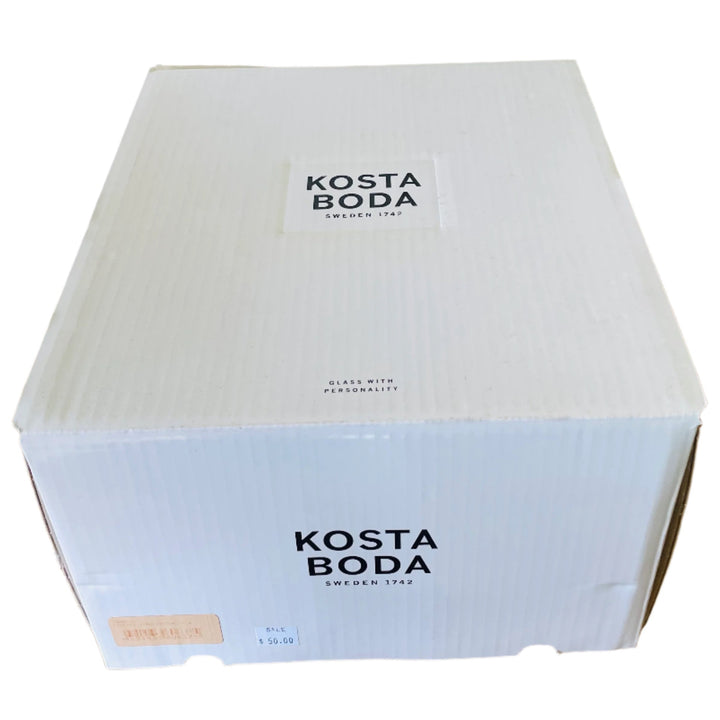 Kosta Boda Fanfare Glass Candle Sticks