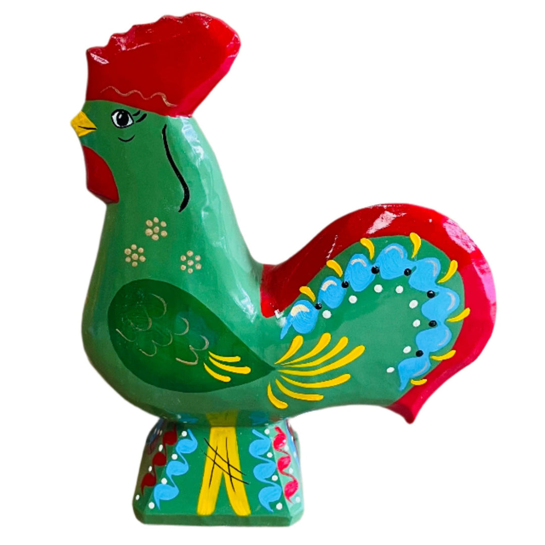 Traditional Green Dala Rooster