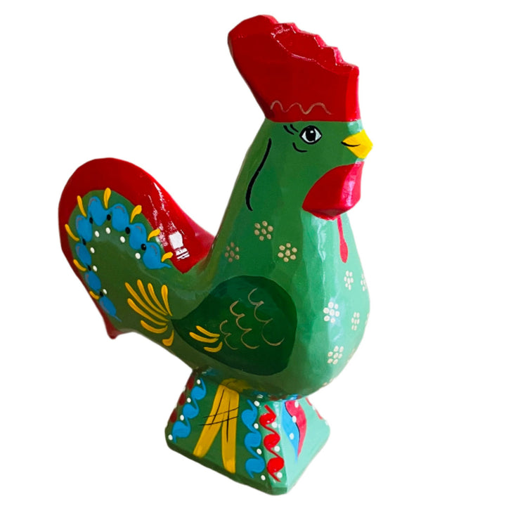 Traditional Green Dala Rooster
