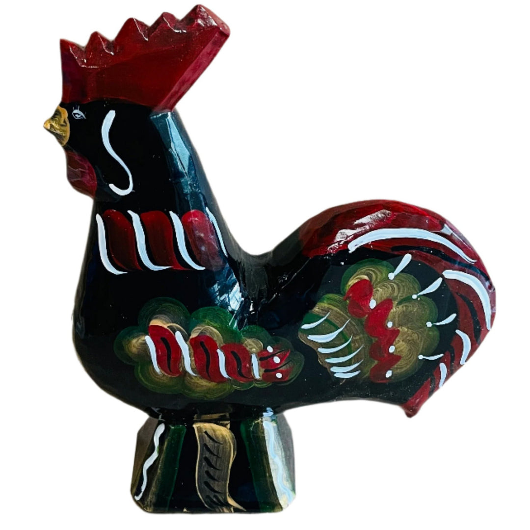 Traditional Black Dala Rooster
