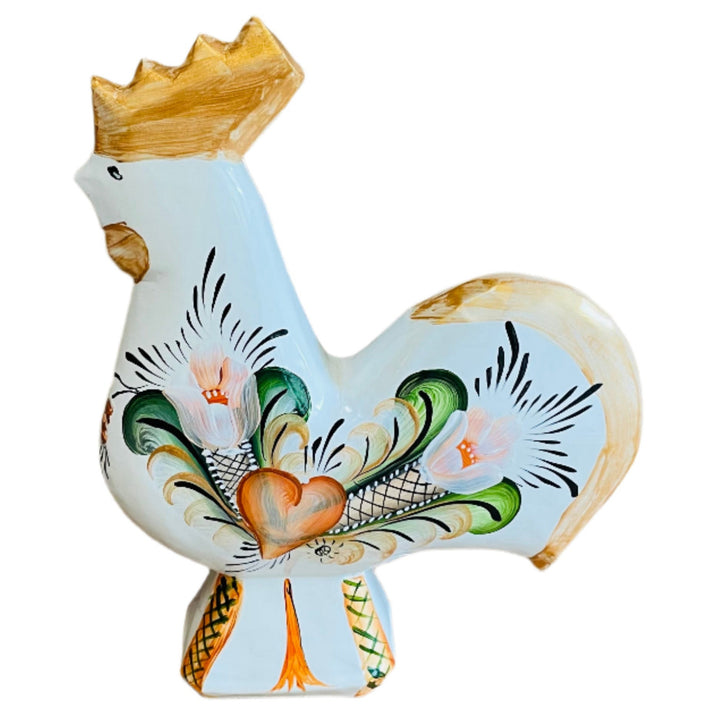 Traditional White Dala Rooster