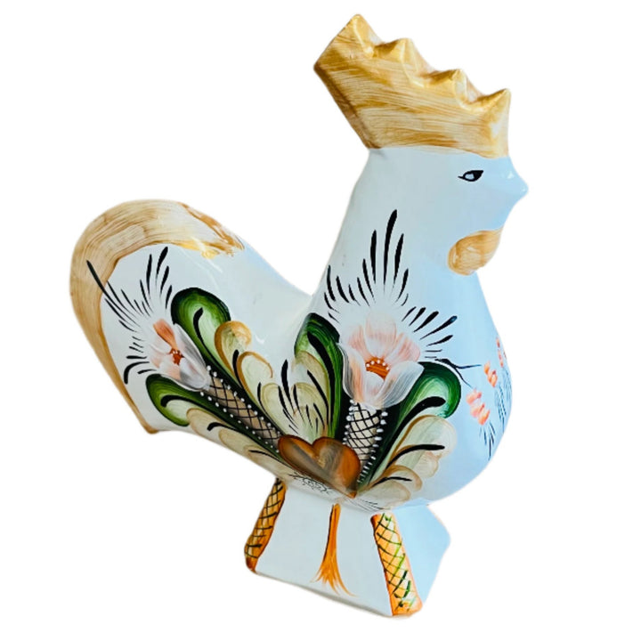 Traditional White Dala Rooster