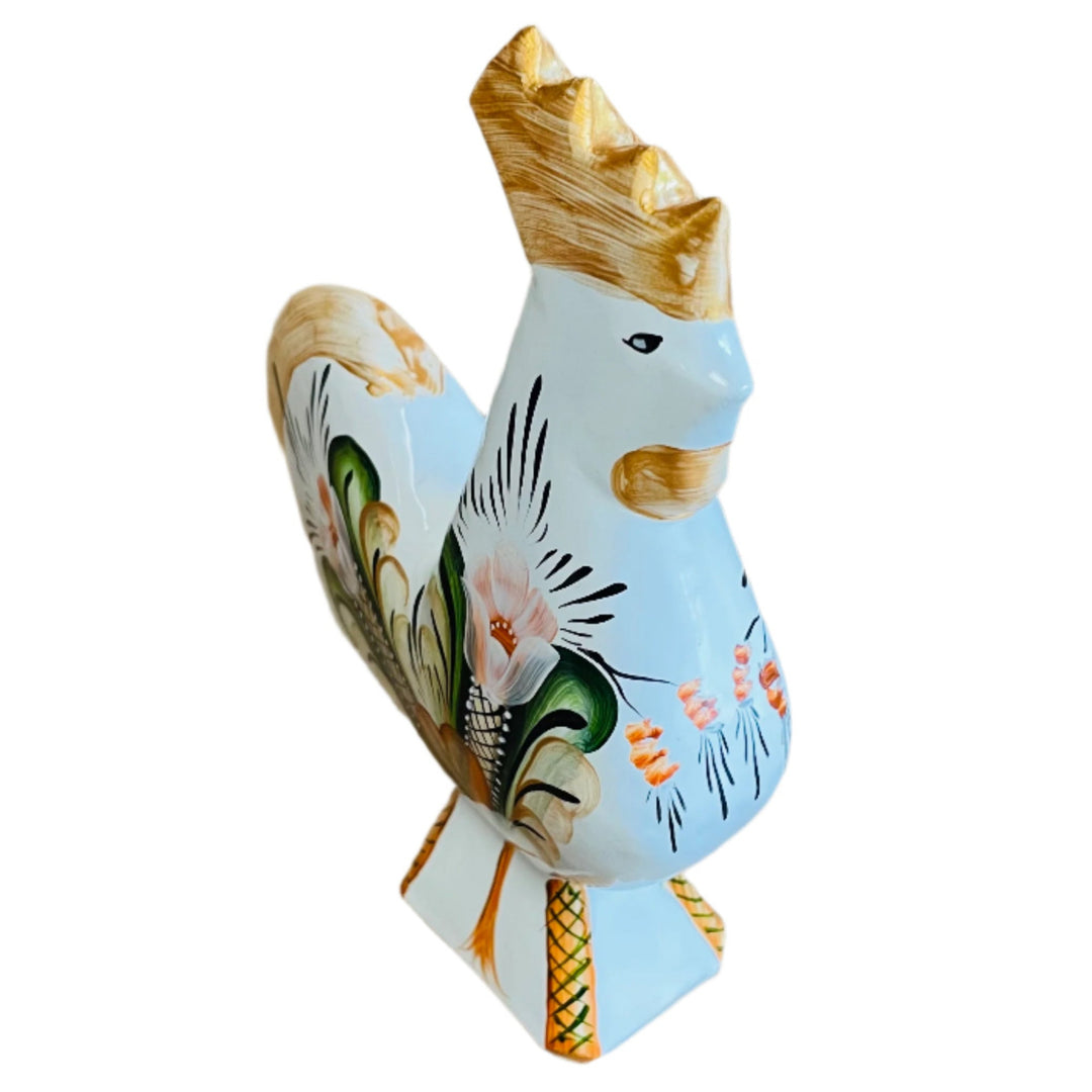 Traditional White Dala Rooster