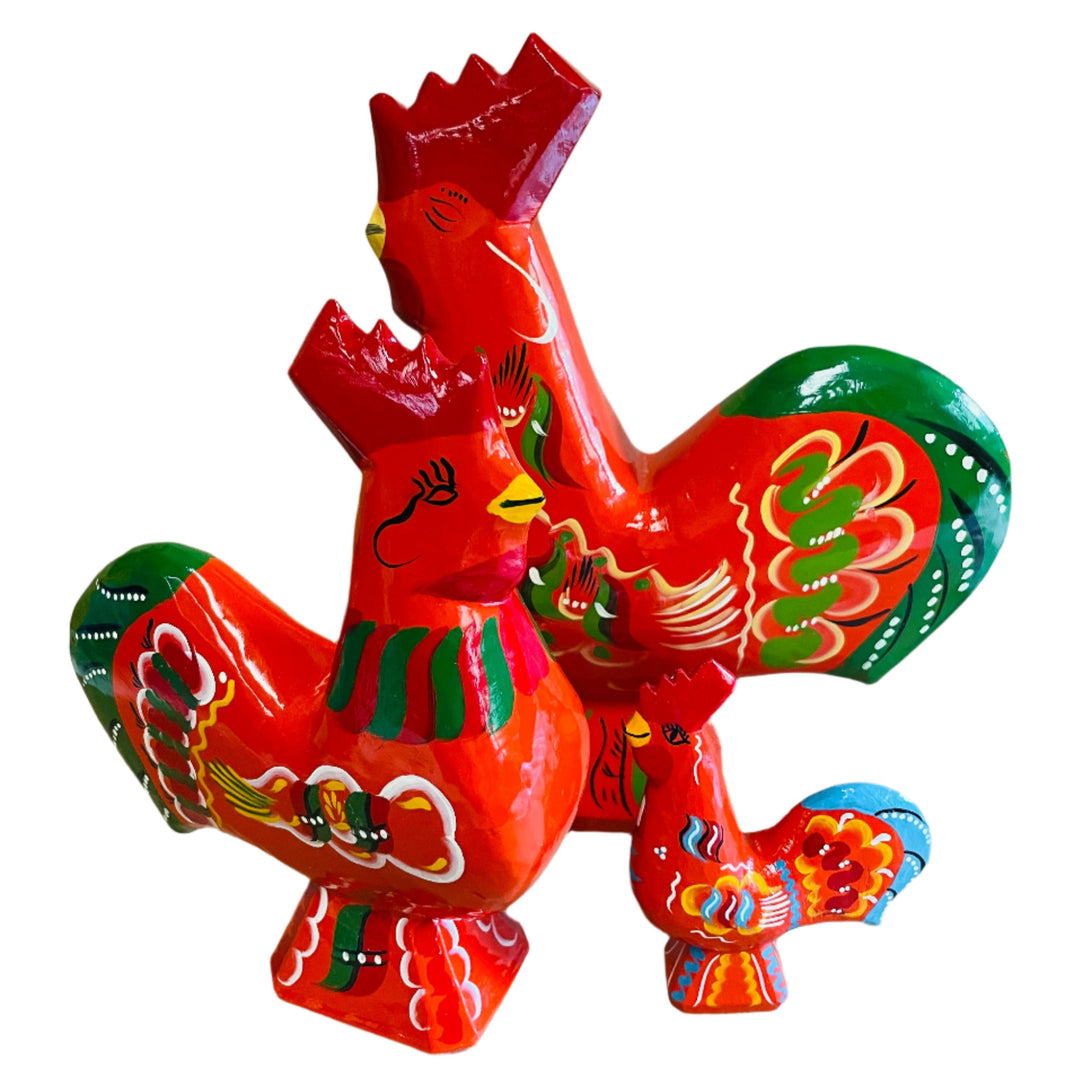 Traditional Red Dala Rooster