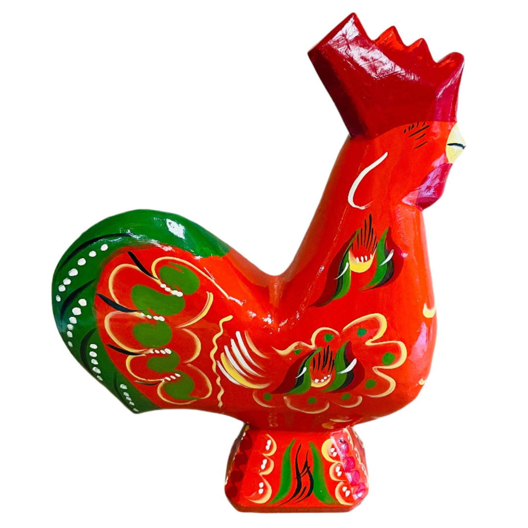 Traditional Red Dala Rooster