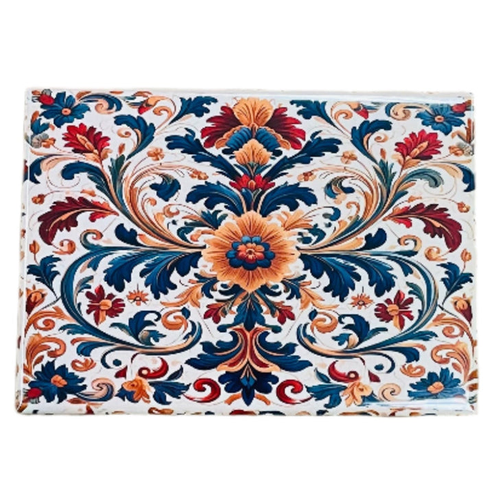 Rectangle Magnet, Rosemaling