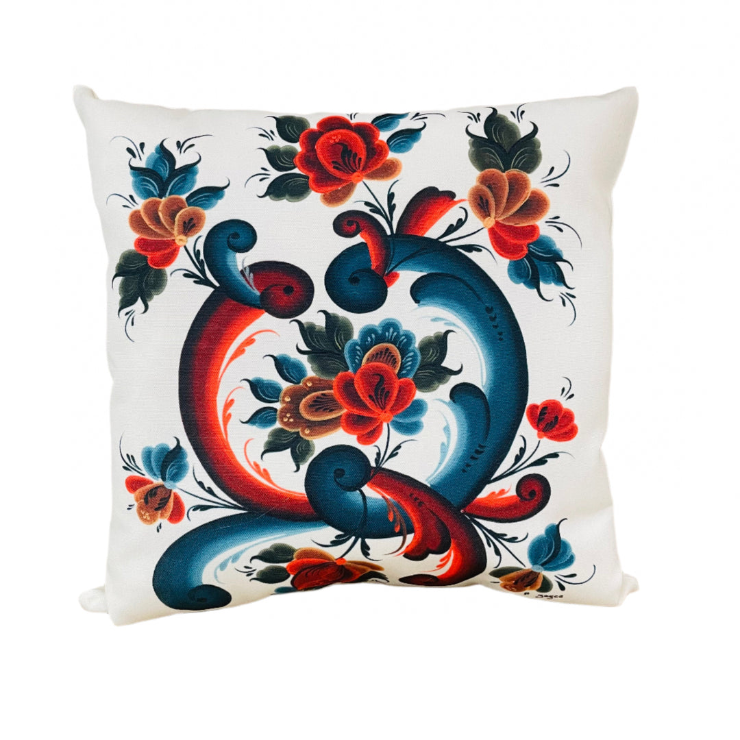 Pillow - Rosemaling