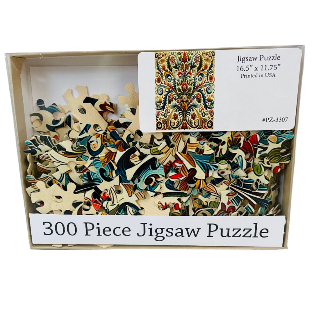 Vintage Rosemaling Puzzle