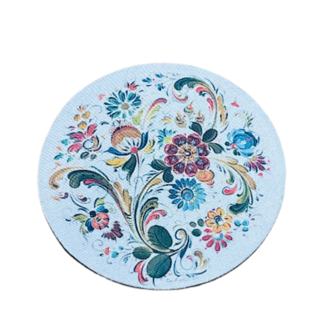 Lise Lorentzen Rosemaling Coasters Box of 6