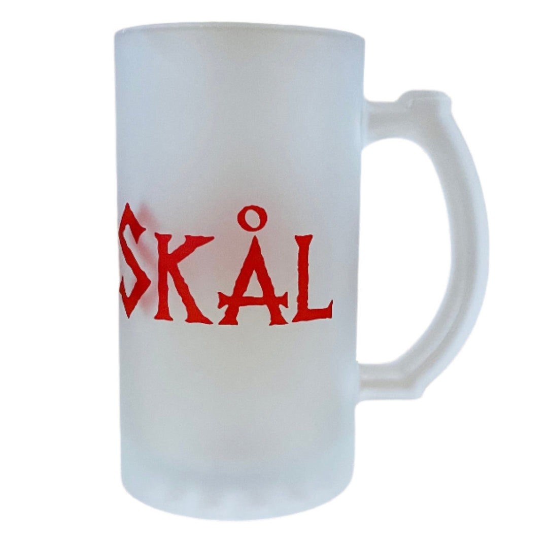 Frosted Glass Beer Mug - Skål