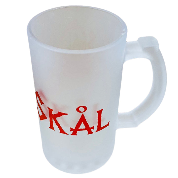 Frosted Glass Beer Mug - Skål
