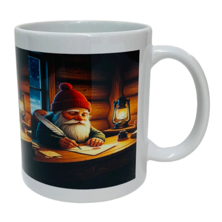 Gnome writing Letter Coffee Mug