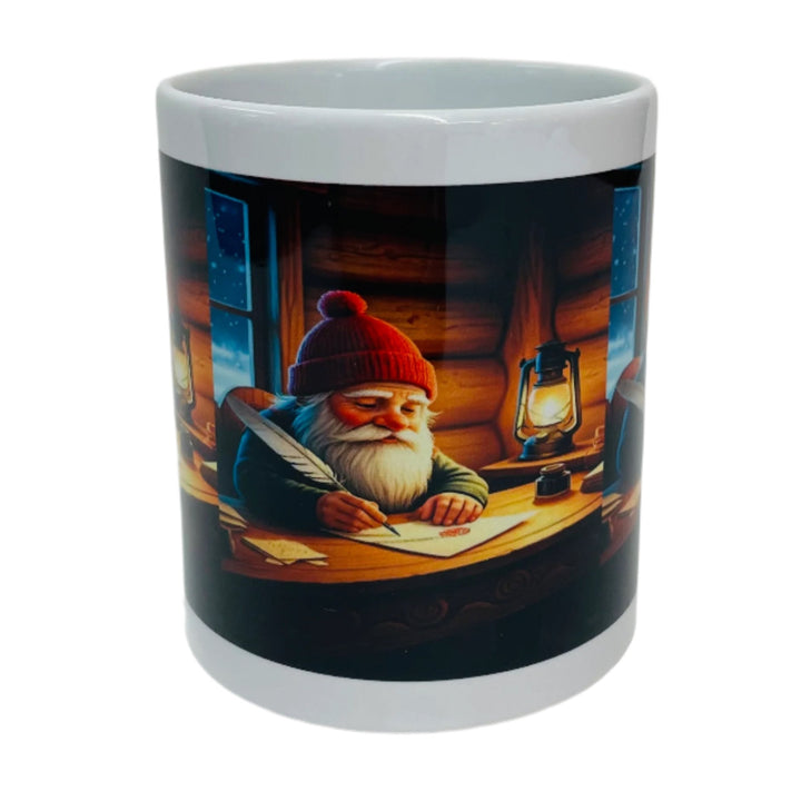 Gnome writing Letter Coffee Mug