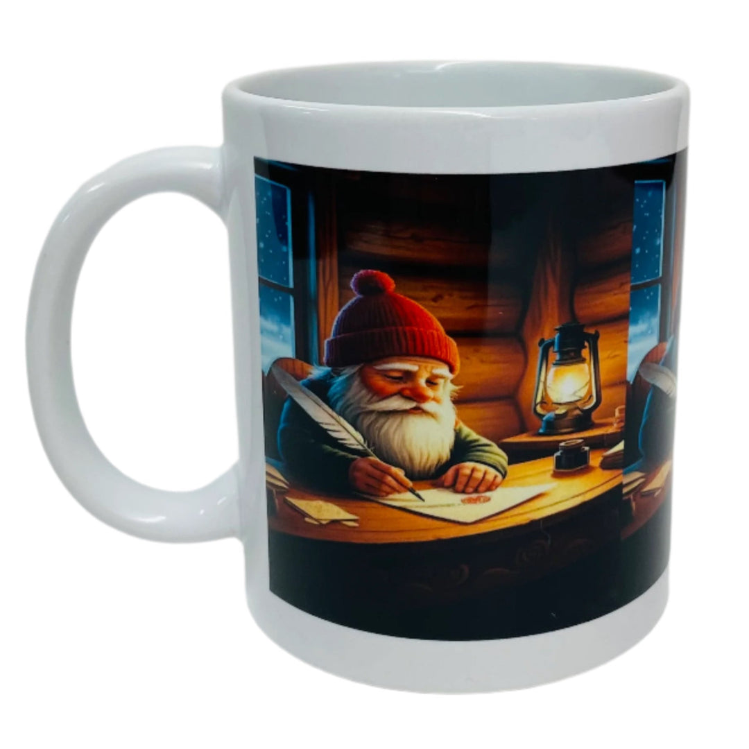 Gnome writing Letter Coffee Mug