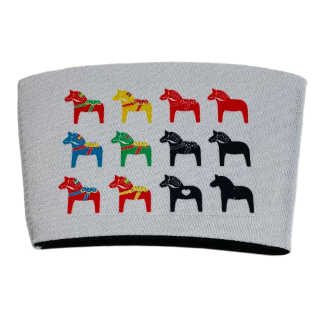 Cup Sleeve - Dala horses