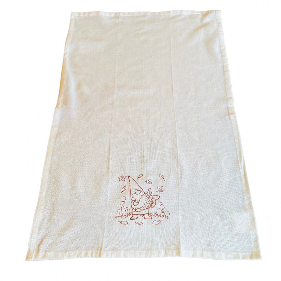Dish Towel - Gnome with Cornucopia