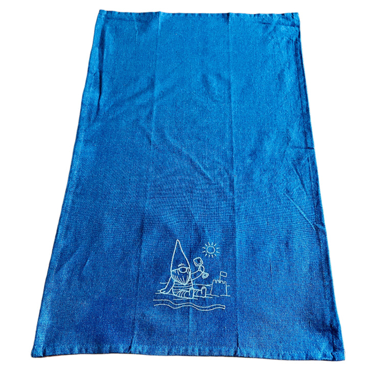 Dish Towel - Gnome on the Beach