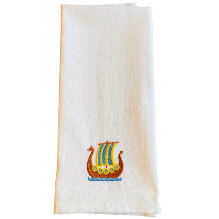 Dish Towel - Viking Ship