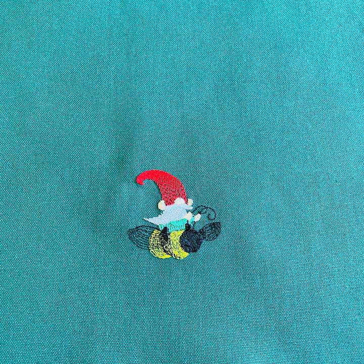 Dish Towel - Gnome on Bumble Bee