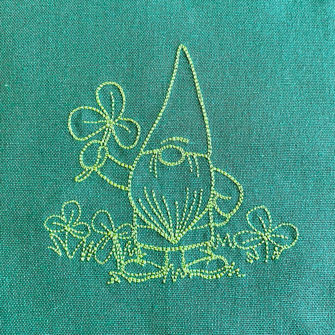 Dish Towel - Gnome with Shamrocks