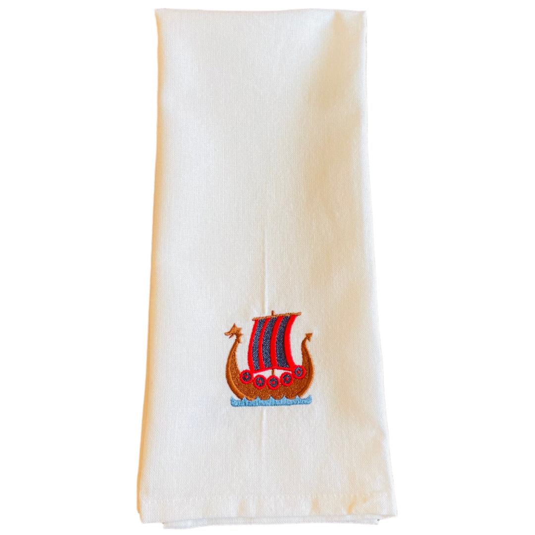Dish Towel - Viking Ship