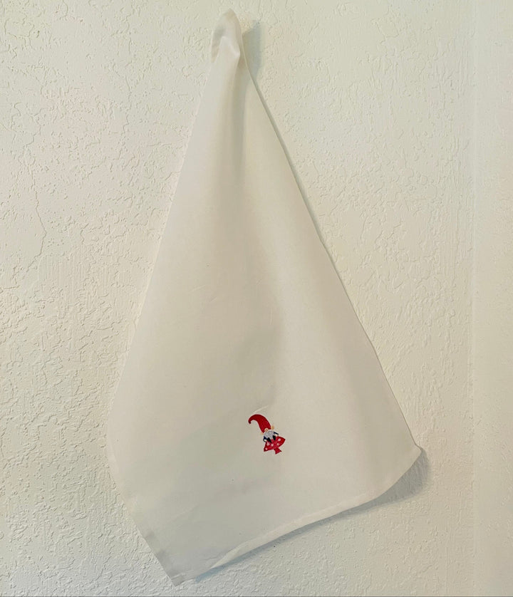 Dish Towel - Gnome on mushroom