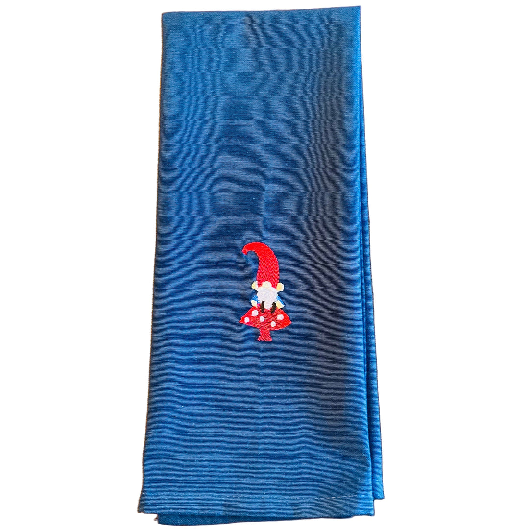 Dish Towel - Gnome on mushroom