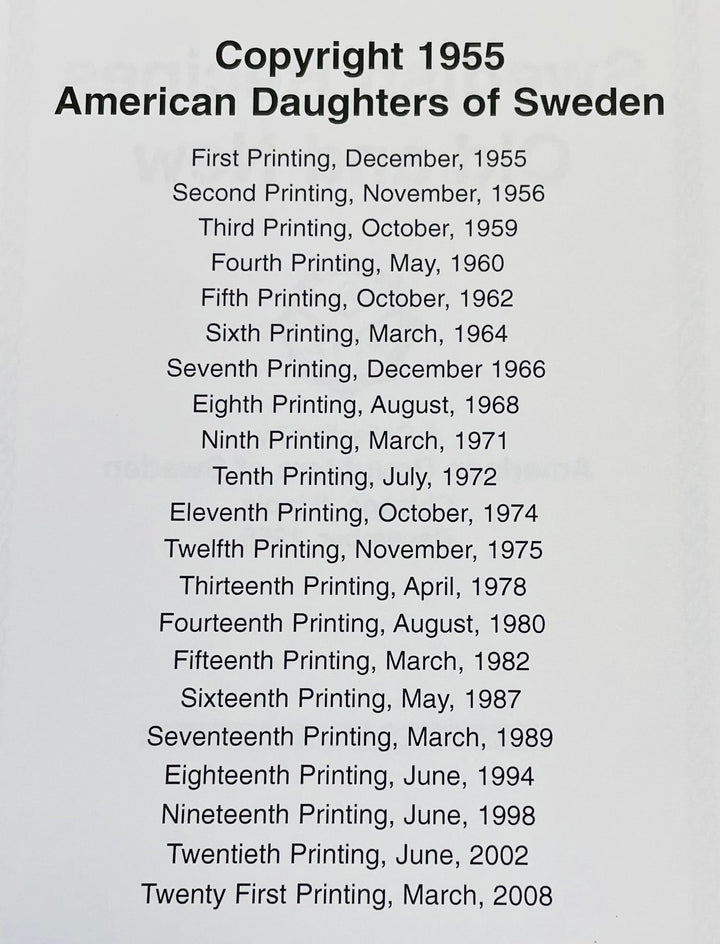 Swedish Recipes Old and New cookbook