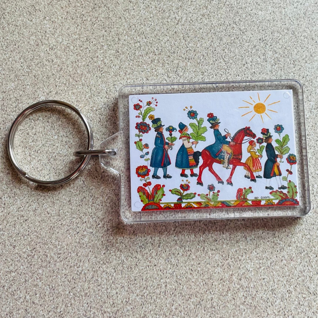 Keyring,  Folk Costume People