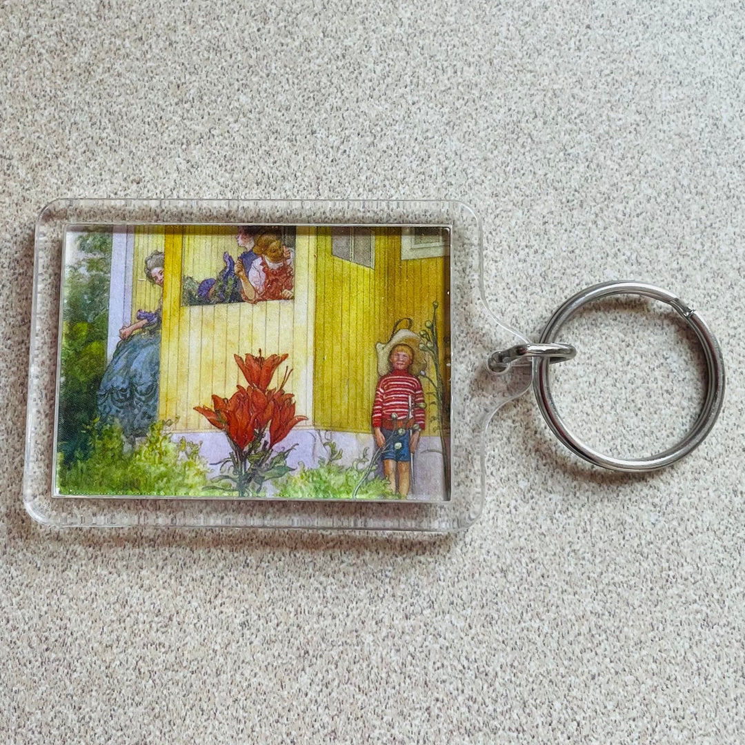 Keyring, Carl Larsson Boy Hiding