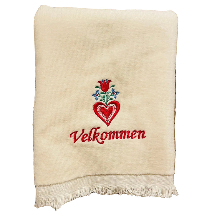 Finger tip towel - Velkommen Tulip & Heart