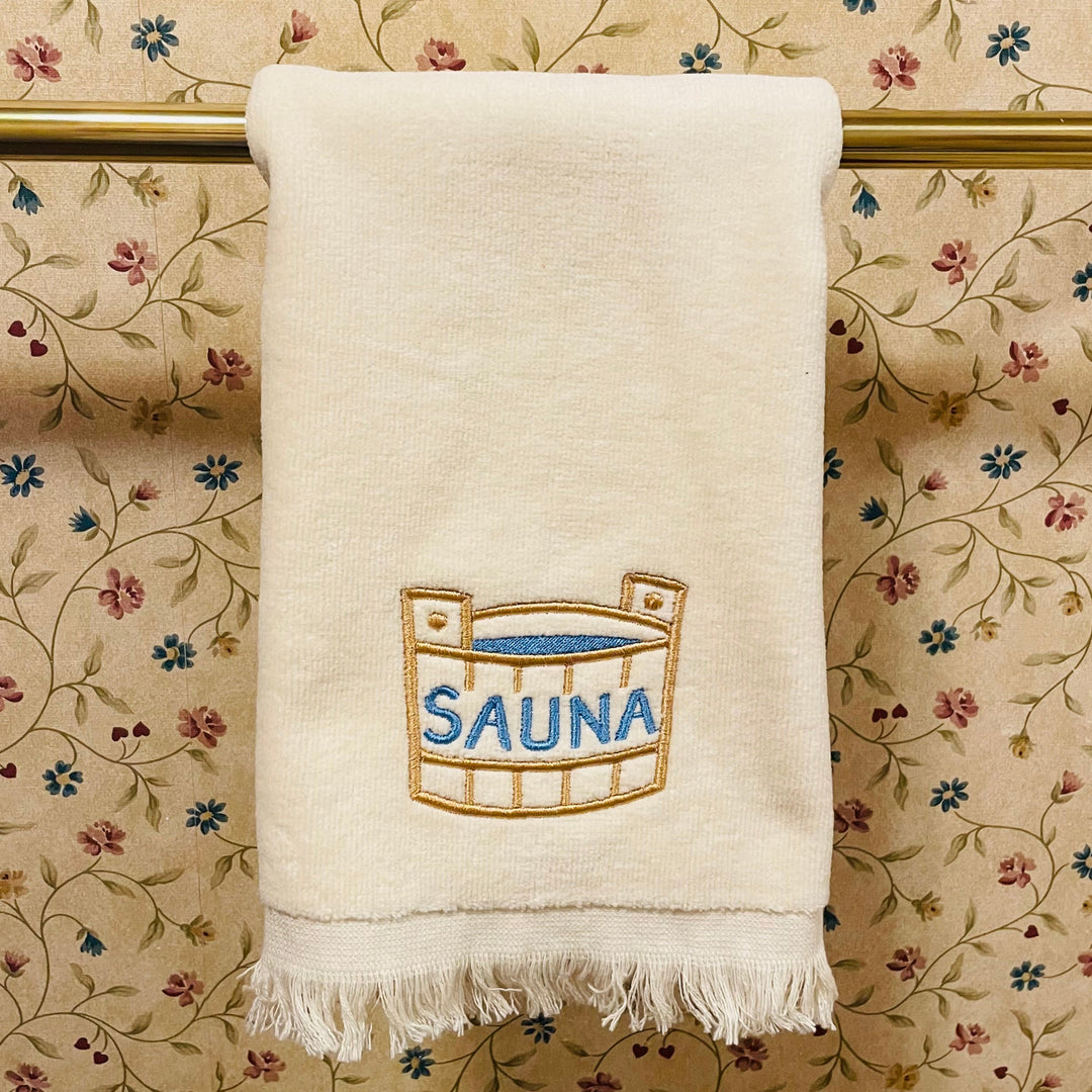 Finger tip towel or bench cloth - Sauna Bucket
