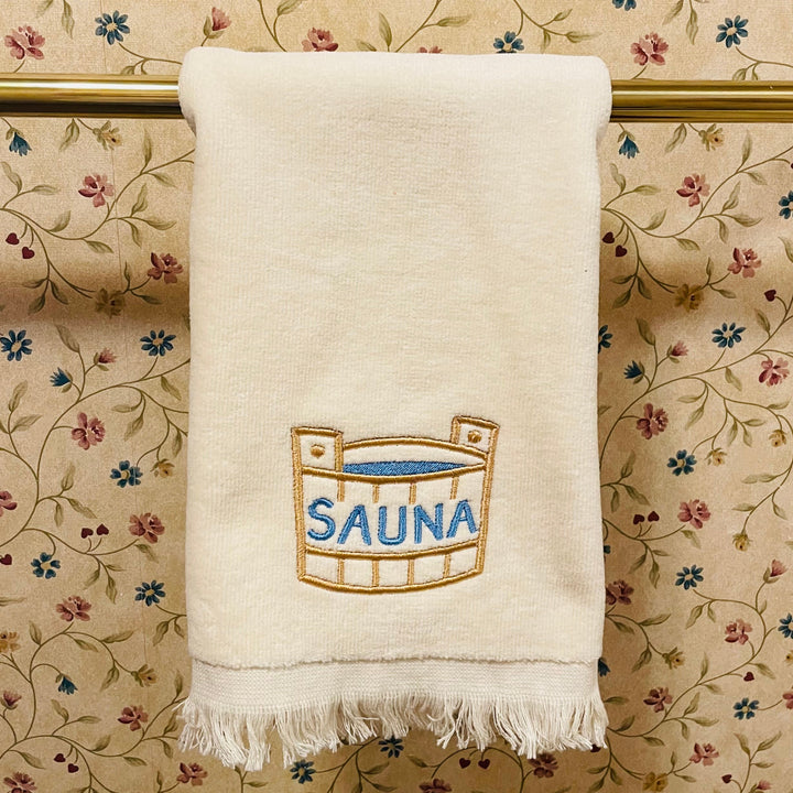 Finger tip towel or bench cloth - Sauna Bucket