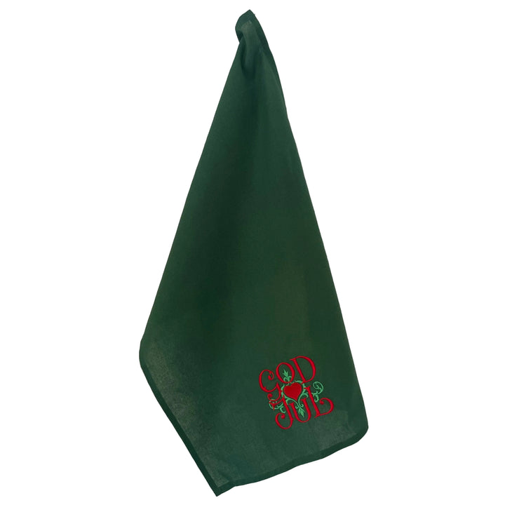 Dish Towel - God Jul Scroll