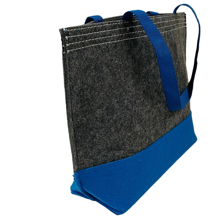 Tote Bag - Grey with Folk Art Heart