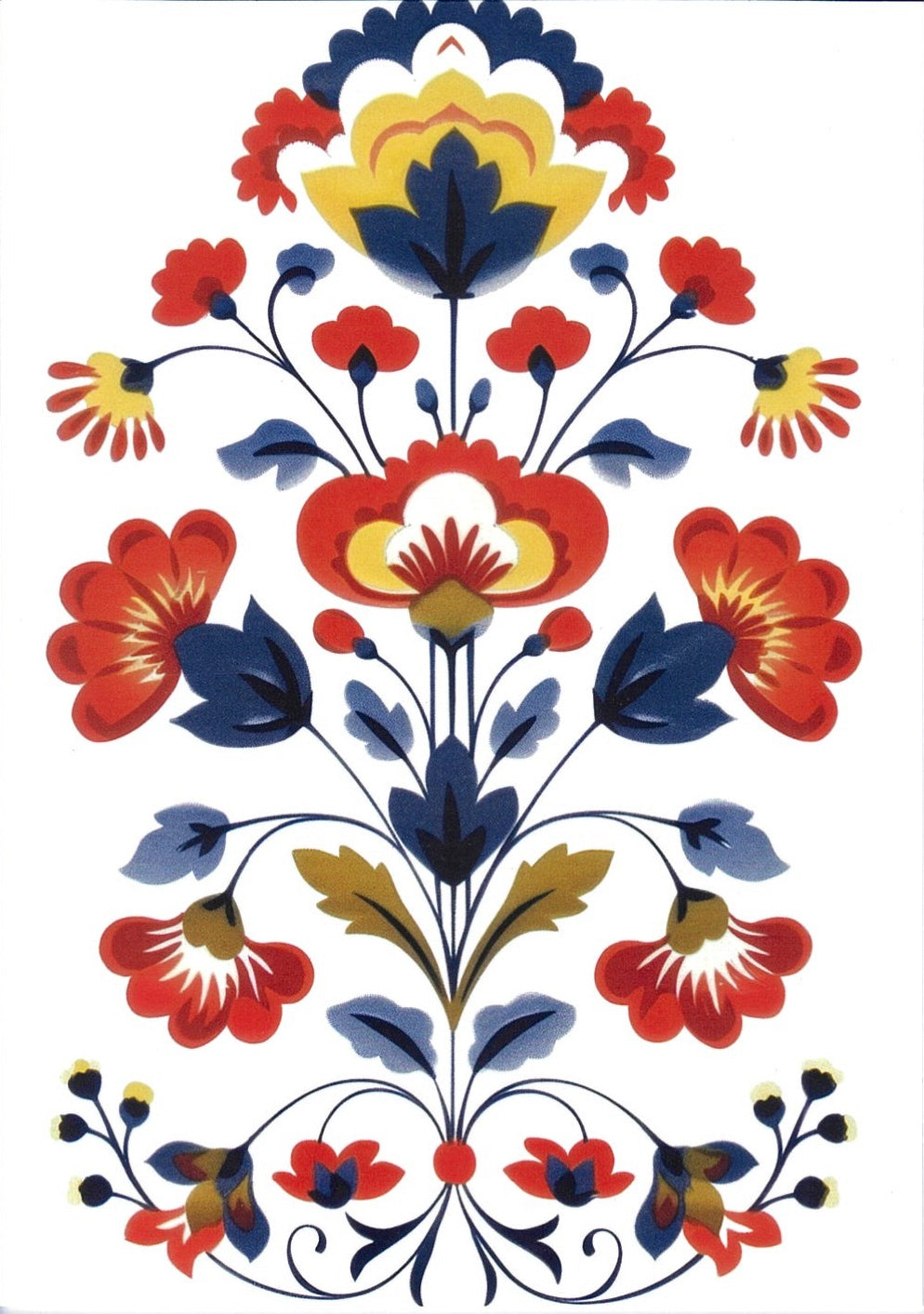 Note Card - Nordic Bloom Flowers