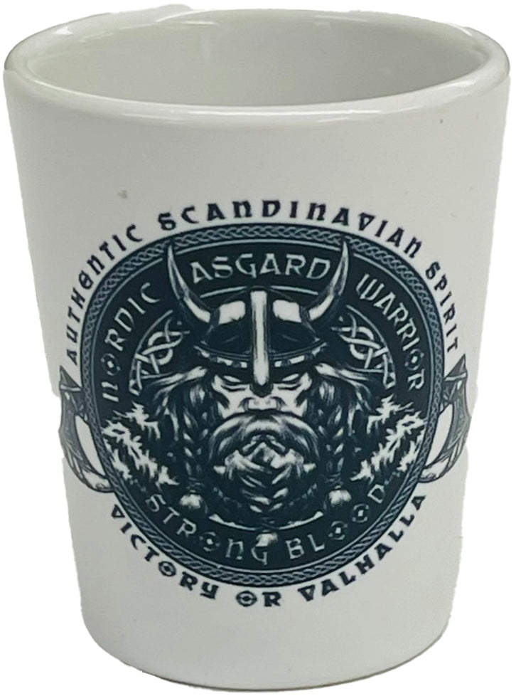 Ceramic Shot Glass - Victory or Valhalla