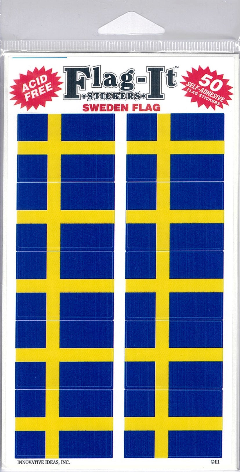 Sweden Flag Stickers