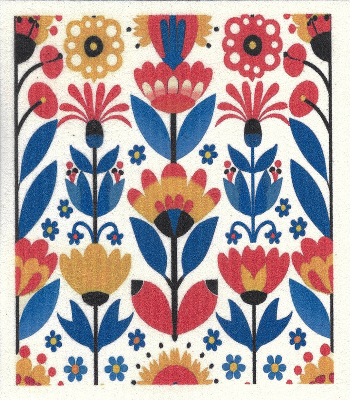Swedish Dishcloth - Flowers