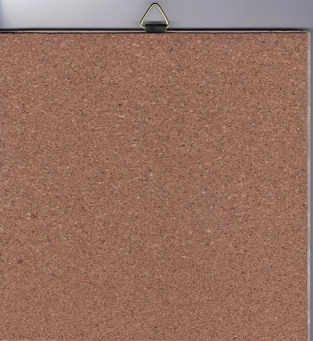 6" Ceramic tile, Dala Horse and Dancers with Kurbits Flowers