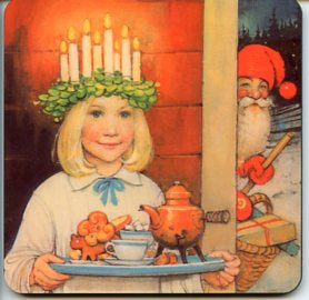 Lucia & tomte Coasters Box of 6