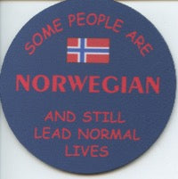 Some people are Norwegian neoprene coaster